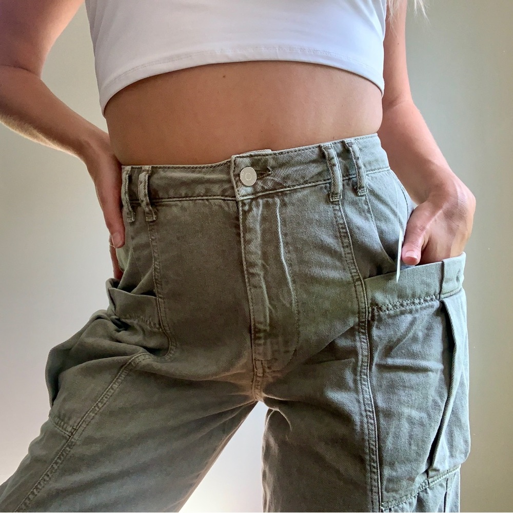 Urban Outfitters high waisted utility jeans